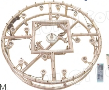 Round Style Indoor 1m Small Musical Fountain Project 0