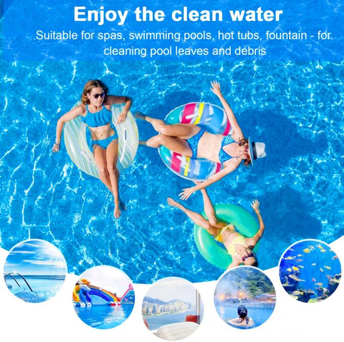 Swimming Pool Cleaning Kit ABS Pool Leaf Net Skimmer 3