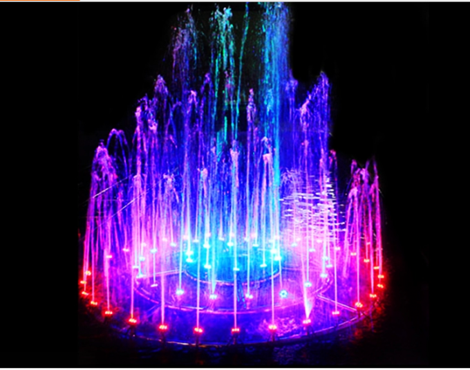 Decorative 2M Stainless Steel Musical Fountain Project 0