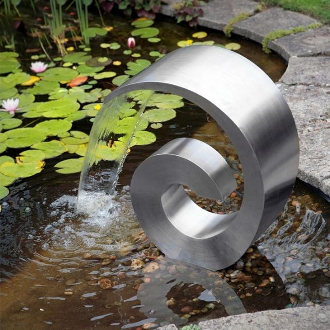 Polished ROHS Stainless Steel Waterfall Jet For Water Park 2