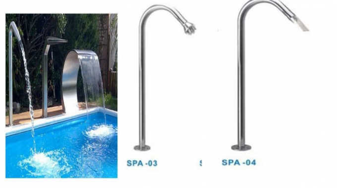 AAA ISO9001 SS304 Pond Waterfall Nozzle For Massage 1