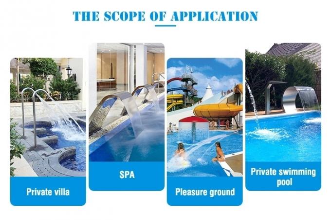 AAA ISO9001 SS304 Pond Waterfall Nozzle For Massage 3