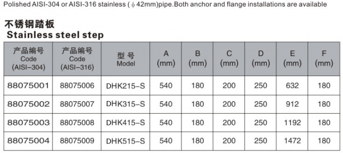 4 Steps 1.0mm Stainless Steel Swimming Pool Ladder 1