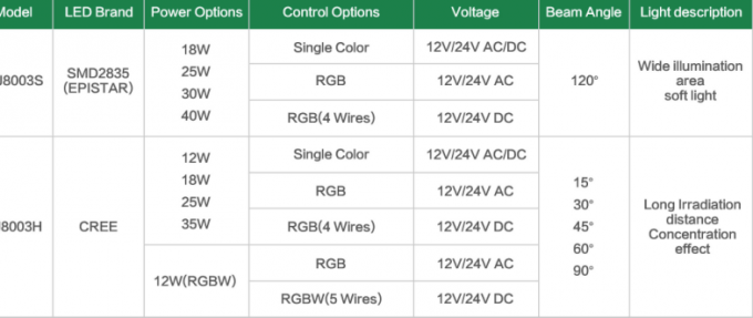 300mm Dia SS304 12W Underwater Inground Pool Lights 2