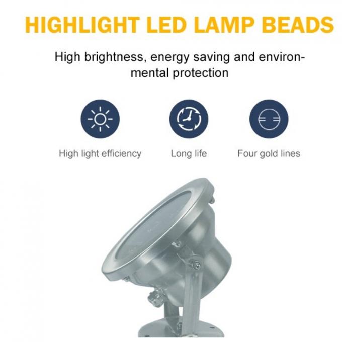 Garden Large 100W IP68 Water Fountain Led Lights 1