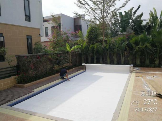 PC 8X4M Automatic Swimming Pool Cover With A Roller 1