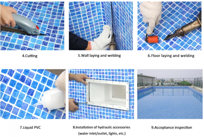 Vinyl 0.5mm Above Ground Swimming Pool Liner Replacement 4