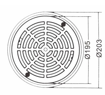 20200707110207_23913 ABS 203mm Above Ground Pool Floor Drain Cover 1