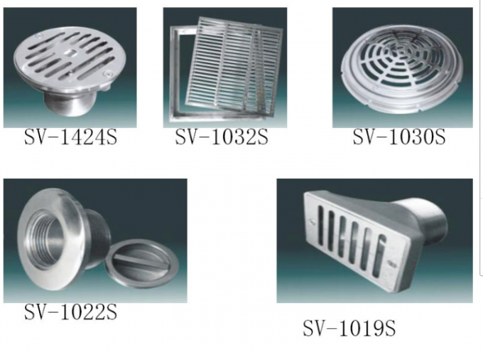 304 Stainless Steel Swimming Pool Suction Nozzle Fitting 1