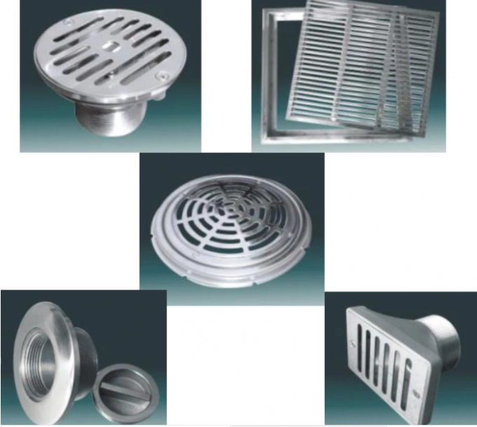 New Design Swimming Pool Accessories Stainless Steel 304 Main Drain Gate Pool Fittings 1
