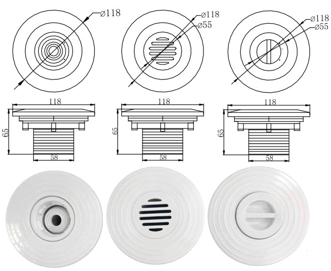 20200709110127_25682 Factory Manufacturing Price Swimming Pool Accessories Linner Pool Water Return Inlet 1