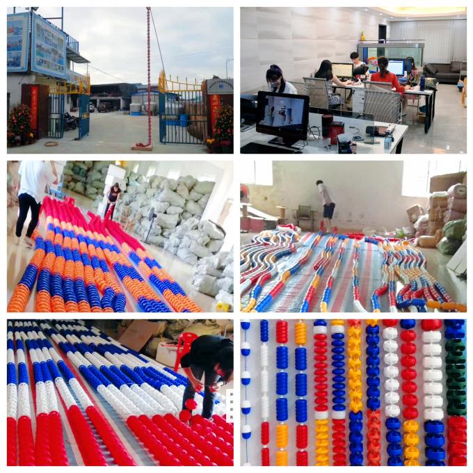 Plastic 36Kg 50m Swimming Pool Lane Lines 4