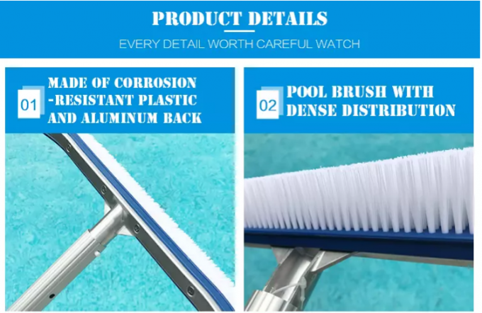 20200711141853_17758 Inground Pool Cleaning Kit Deluxe 18" 45cm Swimming Pool Wall Brush 2
