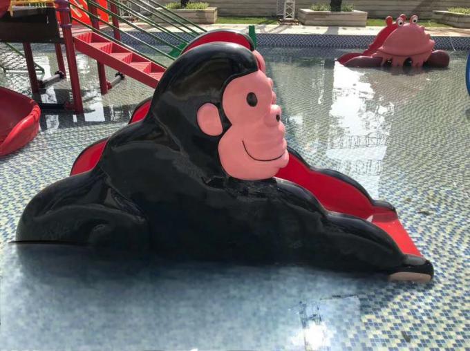 Swimming Pool Kids Fiberglass Monkey Water Slide 0