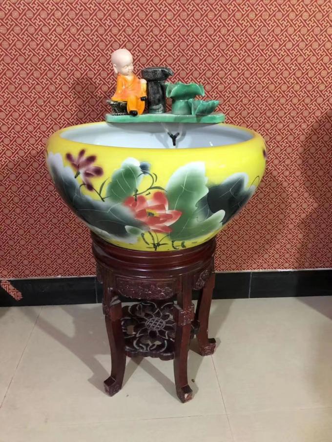 Aquariums Accessories Lotus Pattern CCC Koi Fish bowl 1