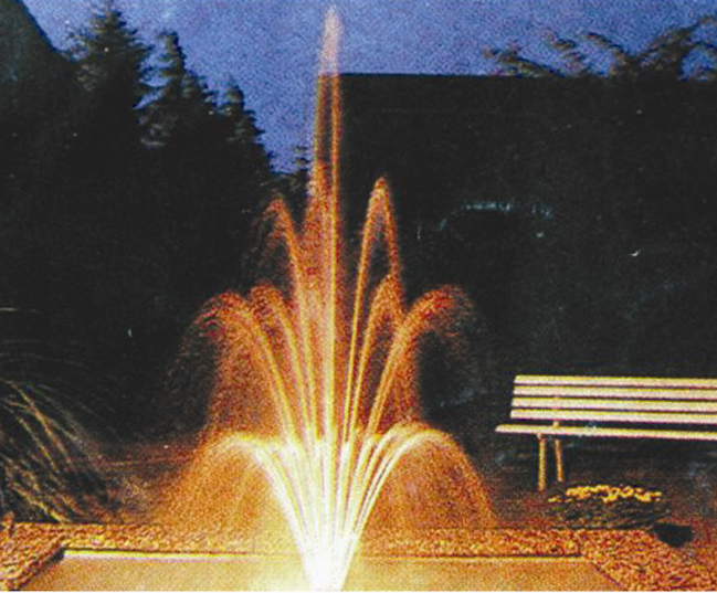 DN40 Pool Fountain Accessories 2.5m Water Fountain Jet Nozzles 2