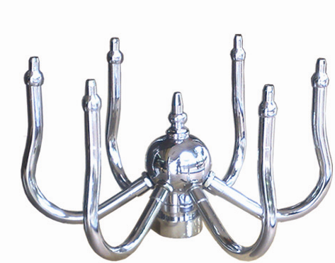 Chrome Pool Fountain Accessories 1.5" DN40 Rotating Nozzle 2