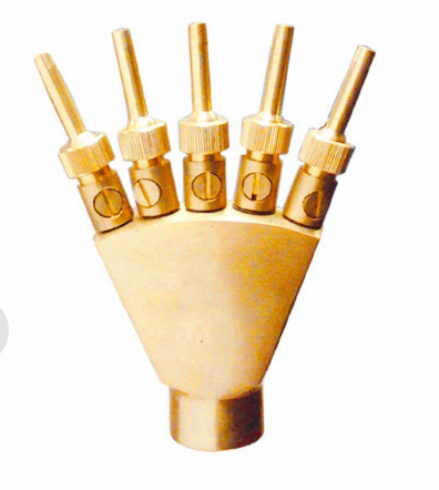 DN25 Brass Phoenix Tale 1" Parabolic Dancing Fountain Nozzles 3