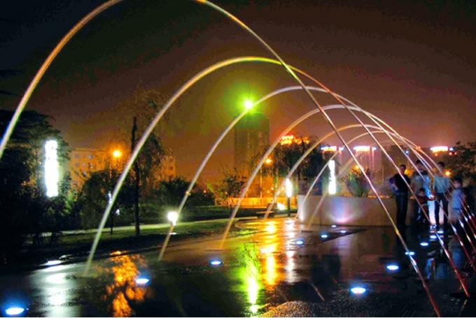 Color Changing LED Jet 1.5m Laminar Water Fountain 0