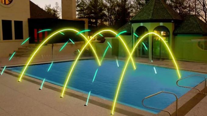 6000 L/H 20mm Laminar Fountain Nozzle With 9W LED RGB Lamp 2