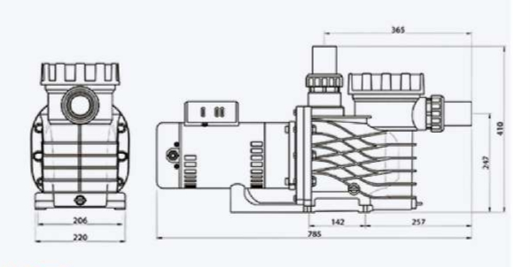 ASP100 Swimming Pool Water Pumps For Swimming Pool Using 1