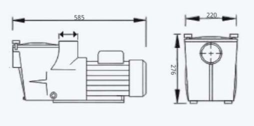SPA1005 Swimming Pool Water Pumps For Swimming Pool 1