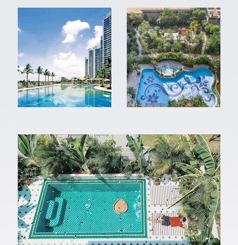 48MM Ice Crack Swimming Pool Pure Color Ceramic/Glass Mosaic Tile