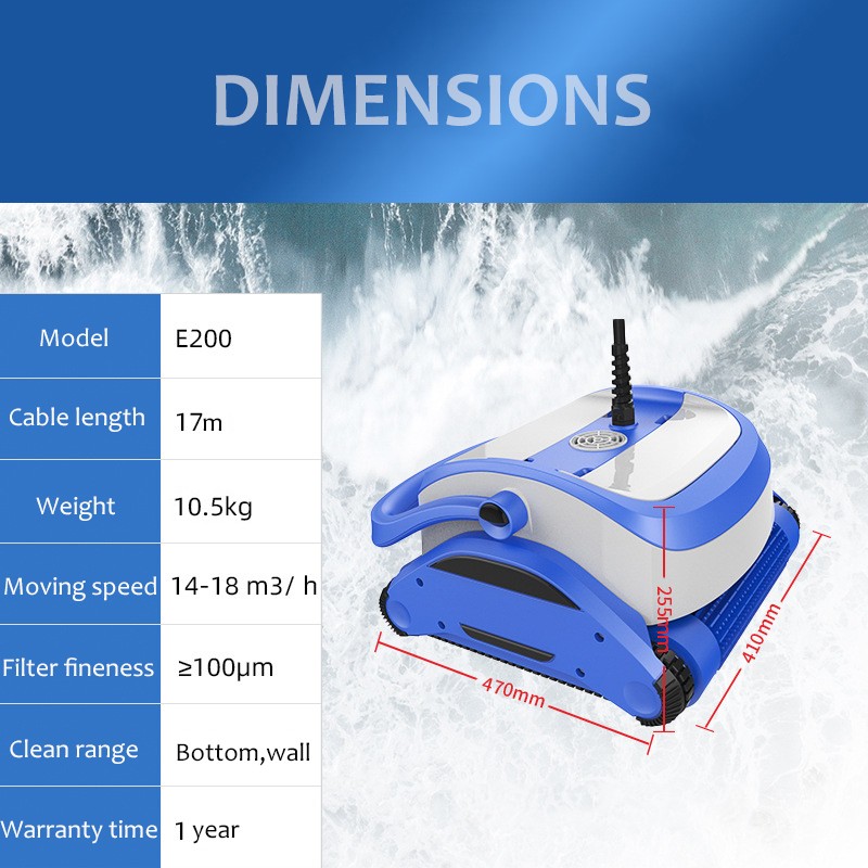 automatic-robot-pool-cleaners-55-3-3-1 Underwater Cleaning Vacuum Cleaner Pool Automatic Cleaning Robot