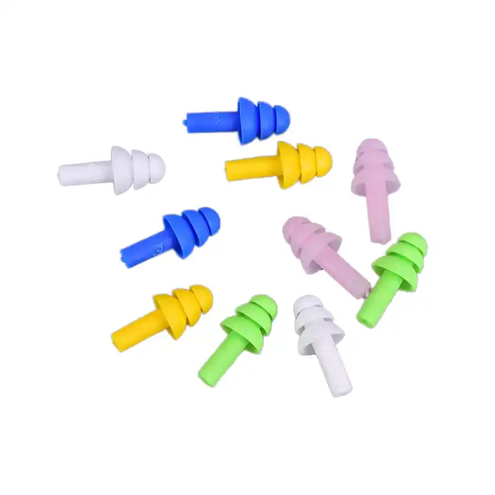 Silicone Ear Plugs Sound Insulation Ear Protector Anti Noise Reduction Snore Comfortable Sleeping Swimming Earplugs