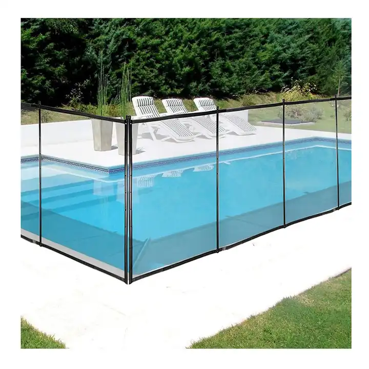h39a7d0572e5c467c9335f8d8c361f38fu-jpg_720x720q50 Custom DIY Temporary Portable Folding Child Removable Plastic Vinyl PVC Panel Mesh Swimming Safety Pool Fence with Lockable Gate