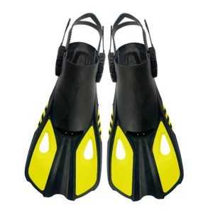 Diving Fins Open Foot Pocket Diving Swimming Fins for Adults