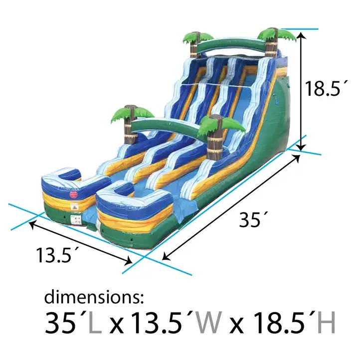 h3f890ac088ce456db0b439c024bd4d49g-jpg_720x720q50 Large Bouncer Dry Bounce Obstacle with Inflatable Water Slides For Pool
