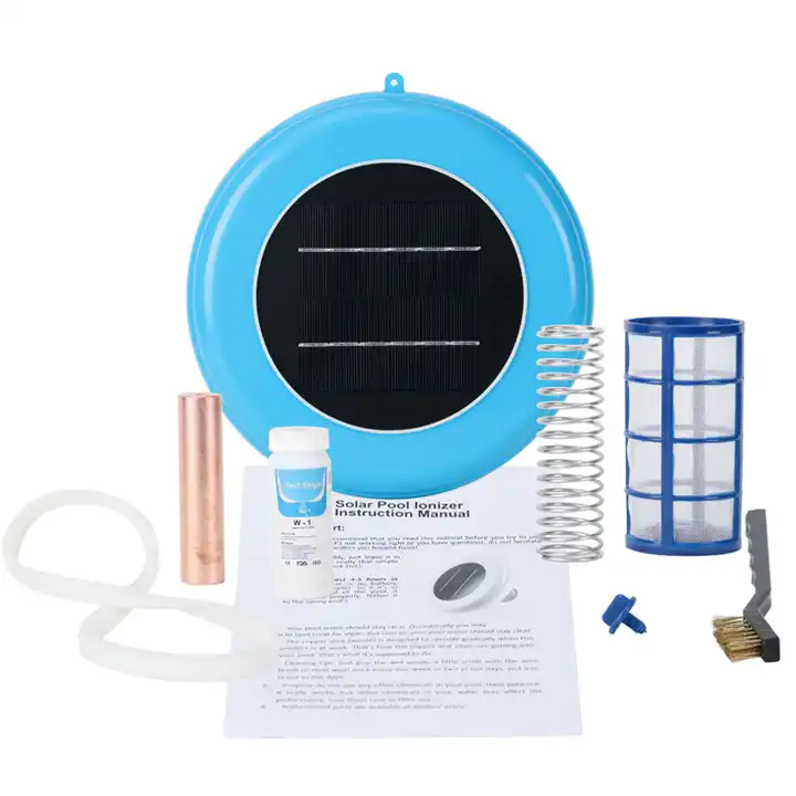 Swimming Pool Solar Ionizer Pool Floating Water Purifier Equipment Pool Cleaner//ionizador solar para piscina