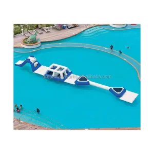 Quality assurance inflatable water obstacle course, inflatable floating obstacle, inflatable pool obstacle