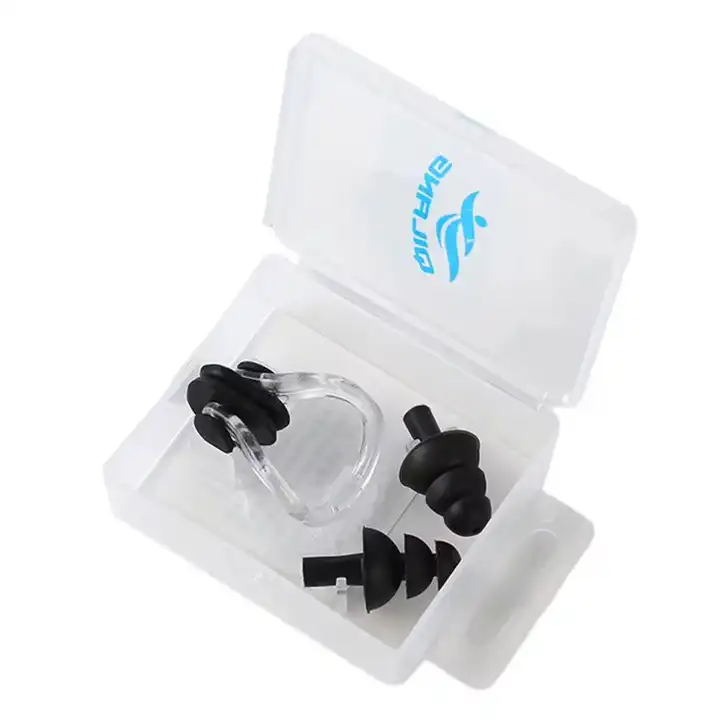 h98e4074941a84c86ac42a6abddd0b49aq-jpg_720x720q50-1 Soft Silicone Nose Clip Water Sports Protective Swimming Nose Clip Diving Earplugs