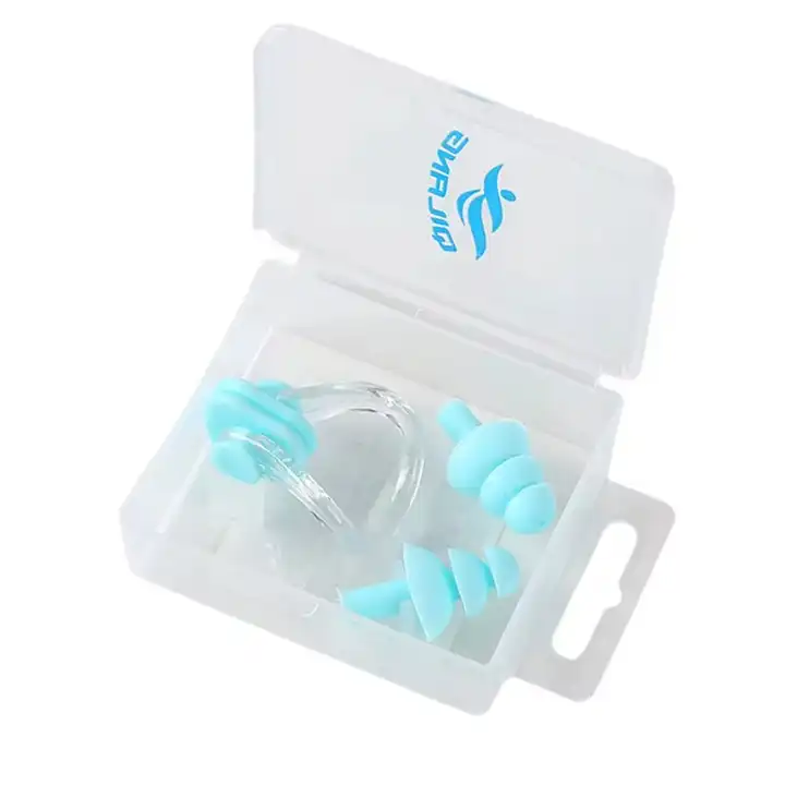 haa481427fe144fe0b8ae06b70f0eed90n-jpg_720x720q50 Soft Silicone Nose Clip Water Sports Protective Swimming Nose Clip Diving Earplugs