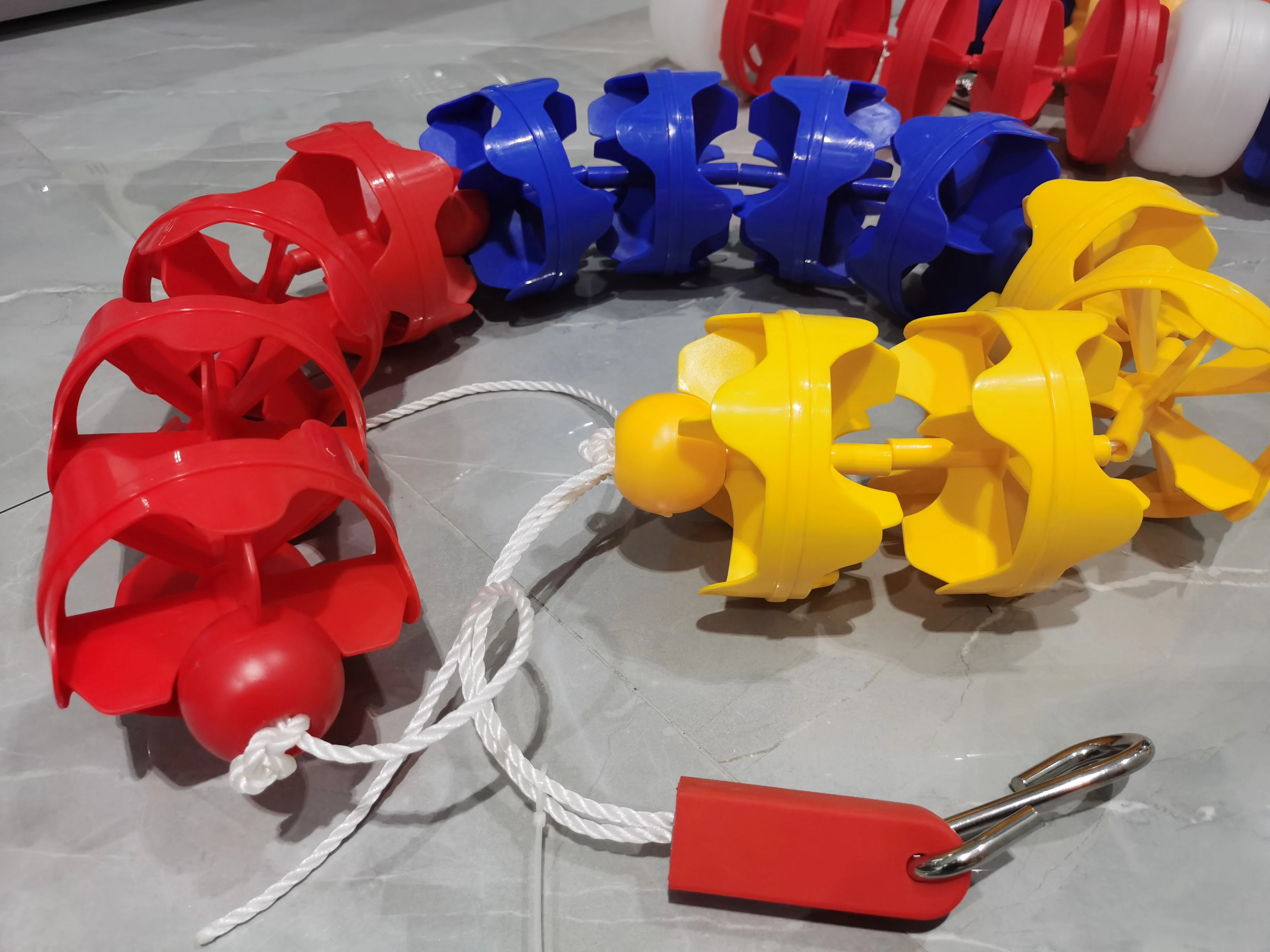 Factory Direct Swimming Pool Equipment Float Line Scratch Proof Lane Line Floating Lane Rope 25 Meter Swimming Pool Racing Lane