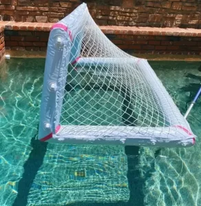 Pvc Coated Nylon Sport Games Water Inflatable Soccer Goal Post Floating Polo Goal