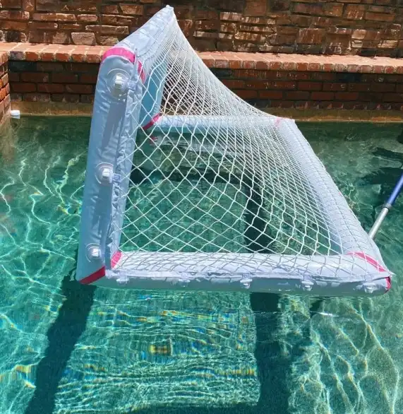 Pvc Coated Nylon Sport Games Water Inflatable Soccer Goal Post Floating Polo Goal