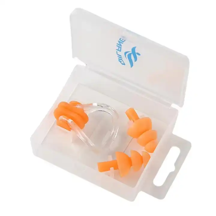 hced1d02cc2484660bee6efef85cb9097s-jpg_720x720q50 Soft Silicone Nose Clip Water Sports Protective Swimming Nose Clip Diving Earplugs