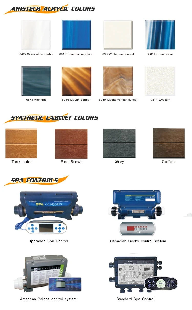 htb1-x-6x-lrk1rjy0fjq6zyxfxas China Factory New Style 5 Person Hydro Spa Pool Hot Tub Combo With 42 Spa Jets