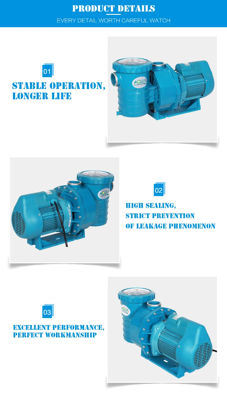Manufacturers Supplies Aqua Swimming Pool Pumps