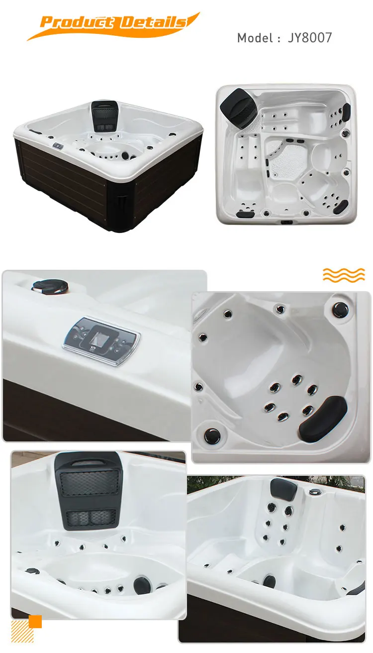 htb1vj2ojbsmbknjszfsq6yxsvxaf China Factory New Style 5 Person Hydro Spa Pool Hot Tub Combo With 42 Spa Jets