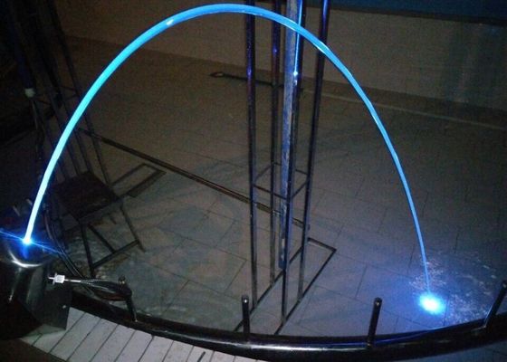 Indoor DMX Colorful LED Lights Laminar Fountain Nozzle Jumping Jets
