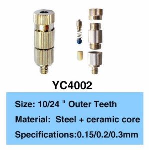 Outdoor Garden Fountain 0.3mm Mist Water Nozzle