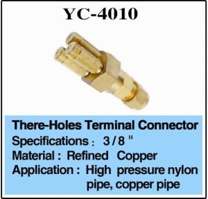 3/8" Single Terminal Connector For Water Fog Nozzle