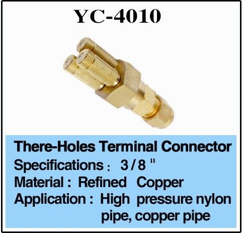3/8" Single Terminal Connector For Water Fog Nozzle