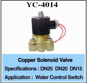 Commercial 3/4 Inch 1 Inch Brass Water Solenoid Valve