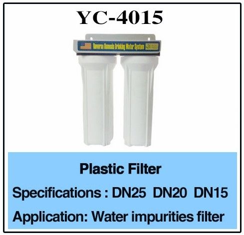 3/4" 1/2" DN25 DN20 Plastic Water Filter For Mist Water Nozzle