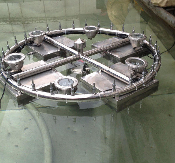 Outdoor 1.5m Flower Floating Water Fountain For Lake